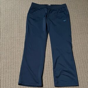 NWOT Nike Womens Dark Blue Training Pants Size L